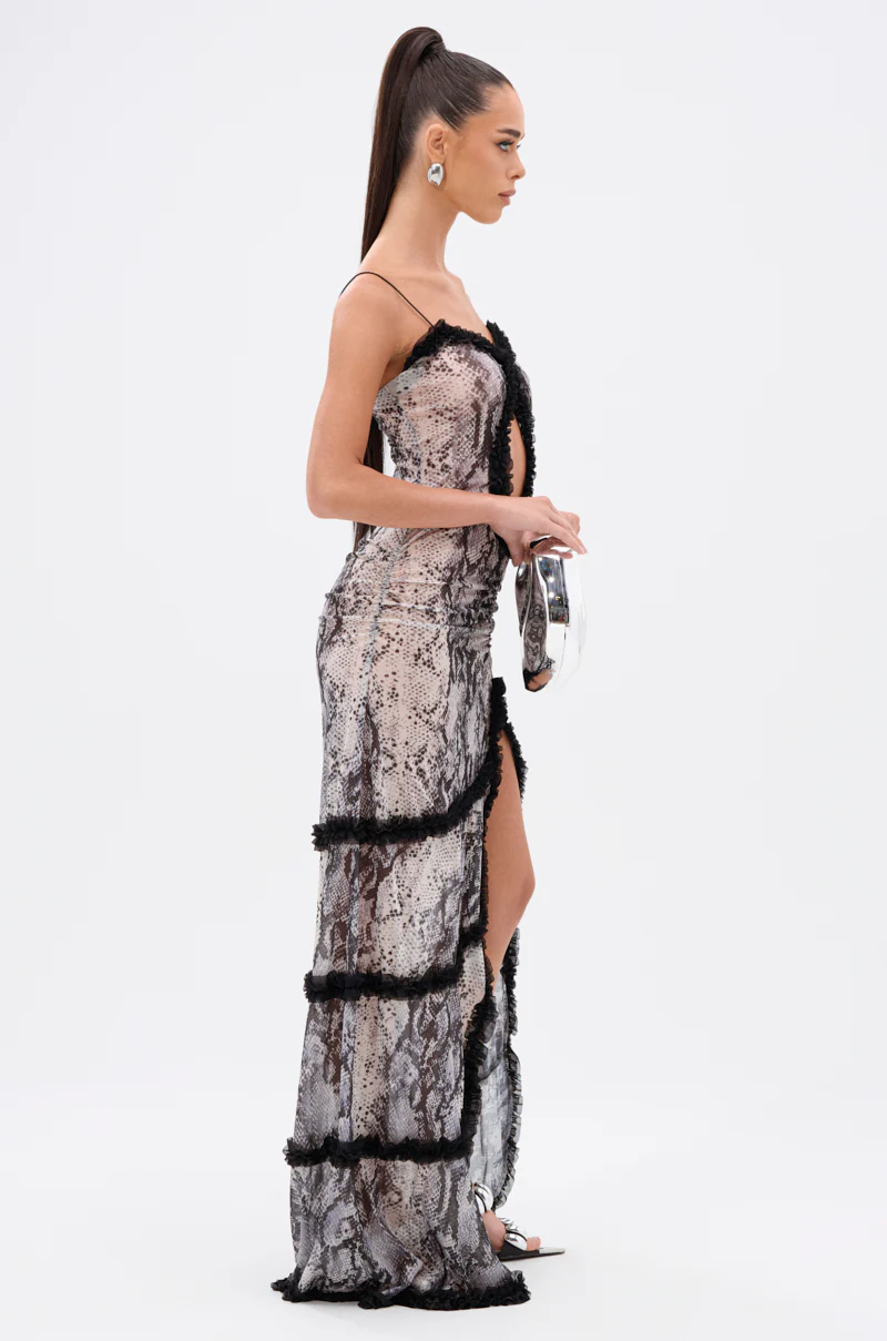 I BITE BACK PRINTED MAXI DRESS - Image 9
