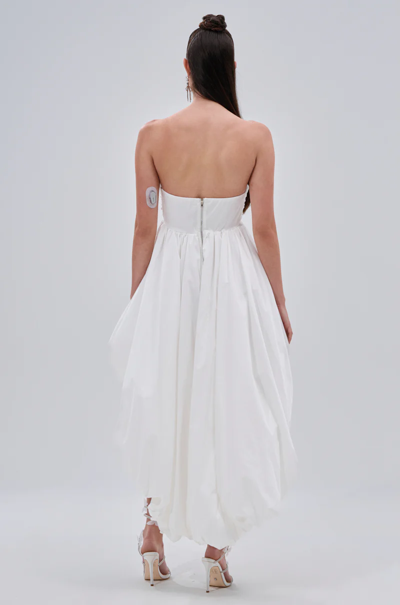 I CAN GET MY OWN FLOWERS HI LOW BUBBLE DRESS - Image 5