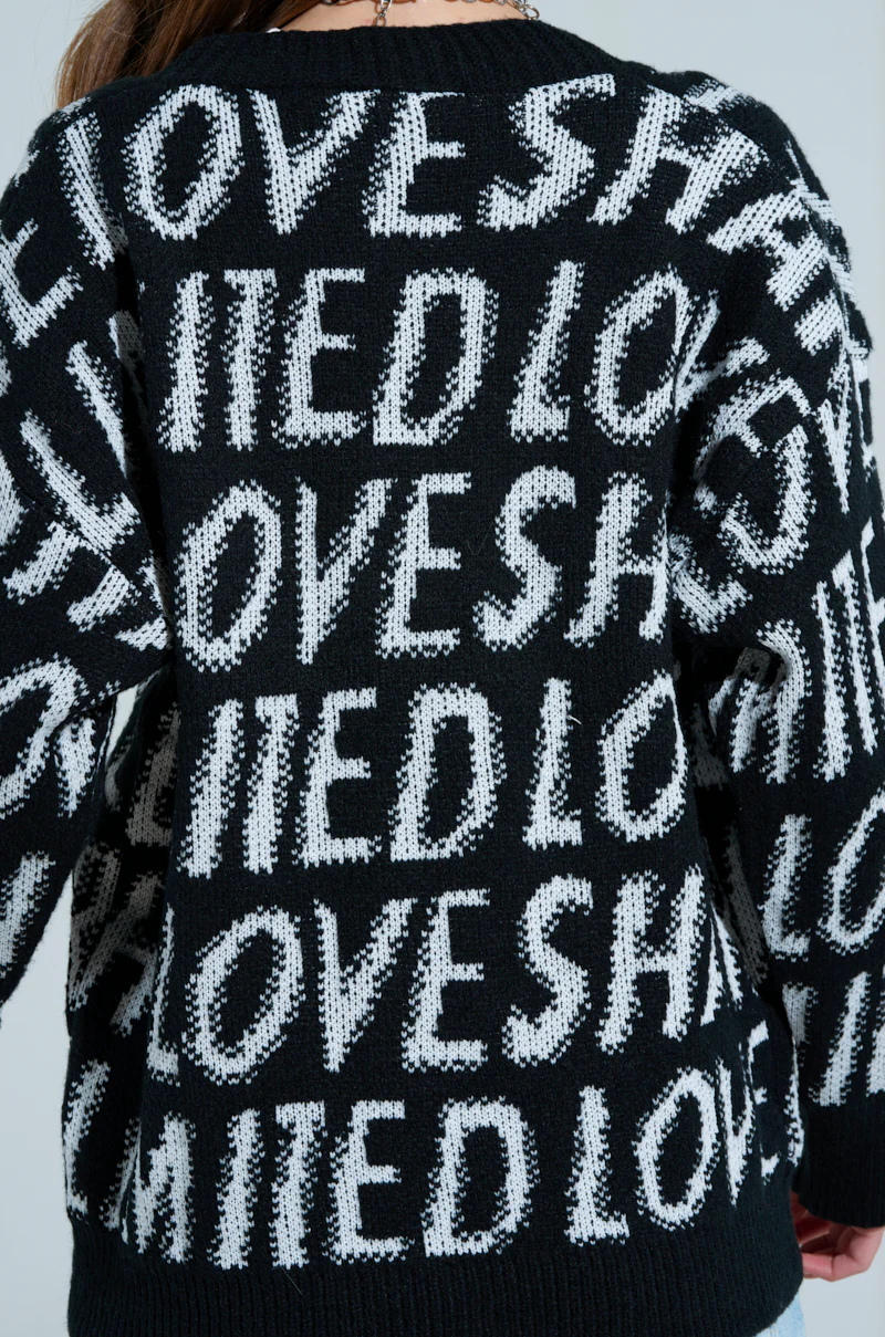 I JUST FEEL LIKE GRAPHIC CARDIGAN - Image 9