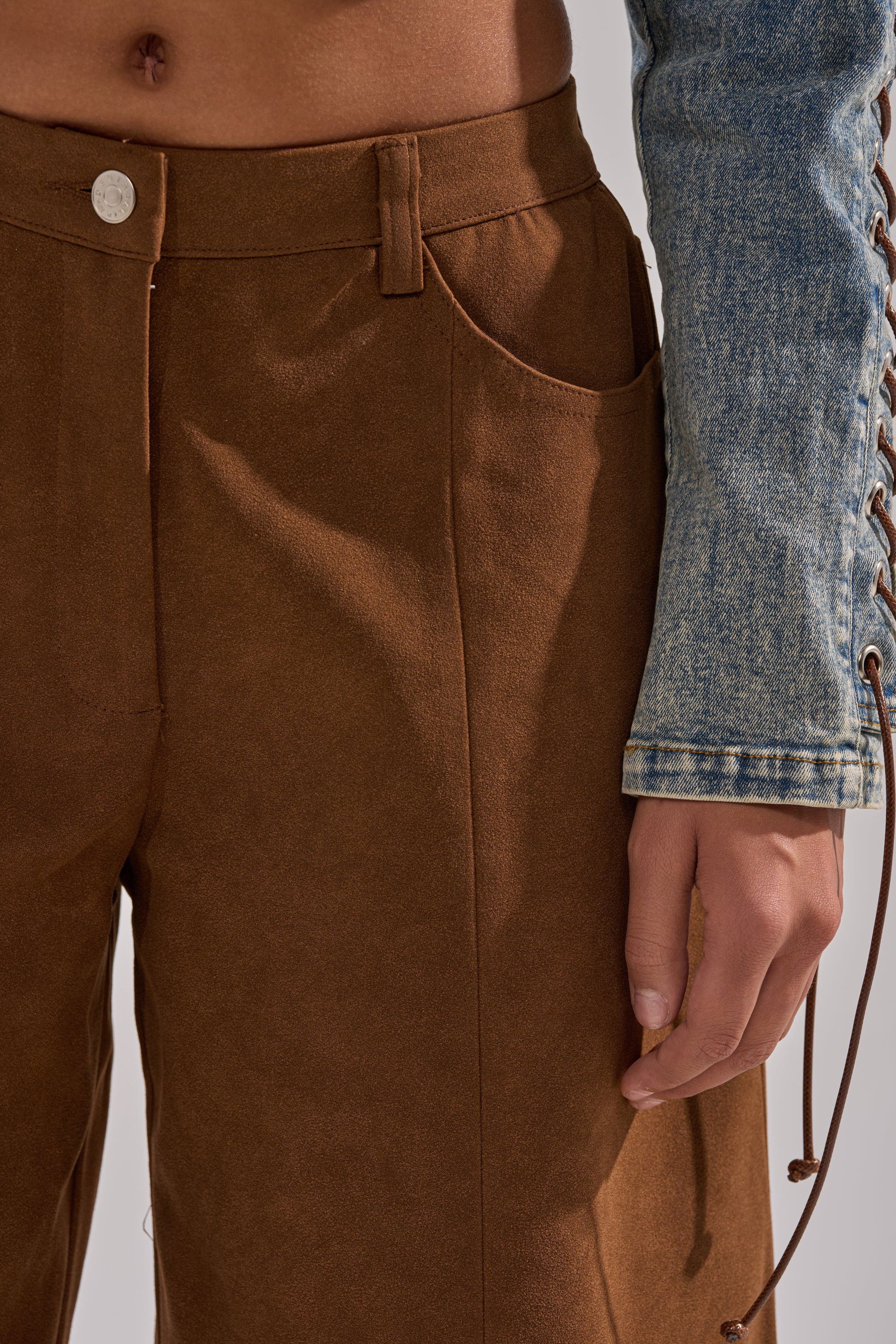 I KNOW IT SUEDE JORTS - Image 7