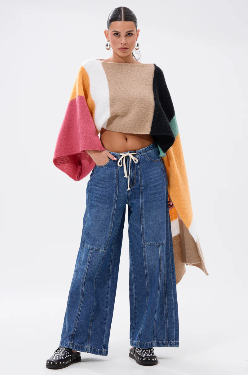 I LIKE IT LIKE THAT CROP ABSTRACT SWEATER - Image 7
