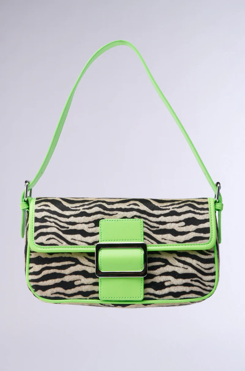 I LIKE IT WILD ZEBRA BAG