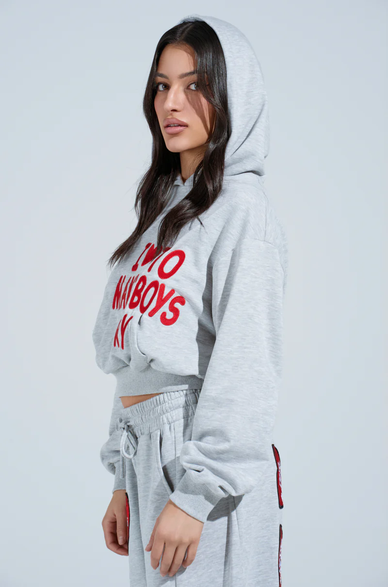 I LOVE TO MAKE BOYS CRY HOODED SWEATSHIRT - Image 4