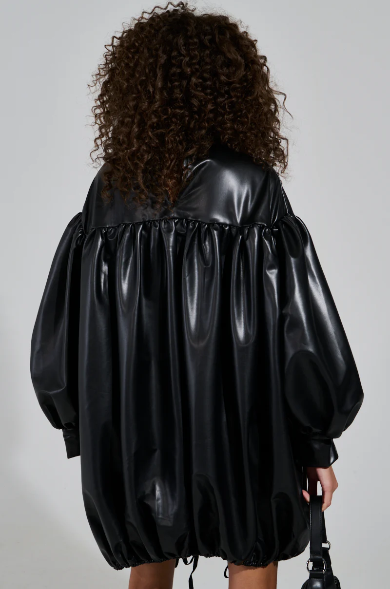 I NEED SOME SPACE PU MINI DRESS - Image 6