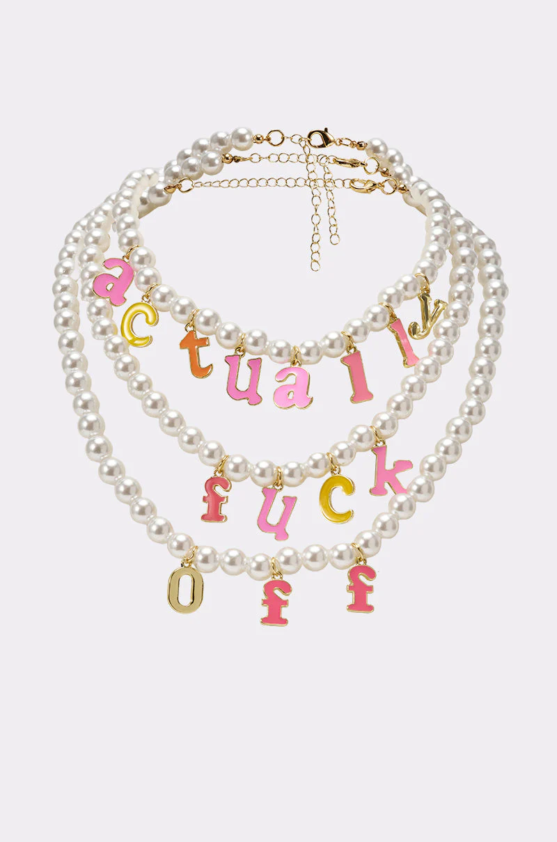 I SAID WHAT I SAID NECKLACE