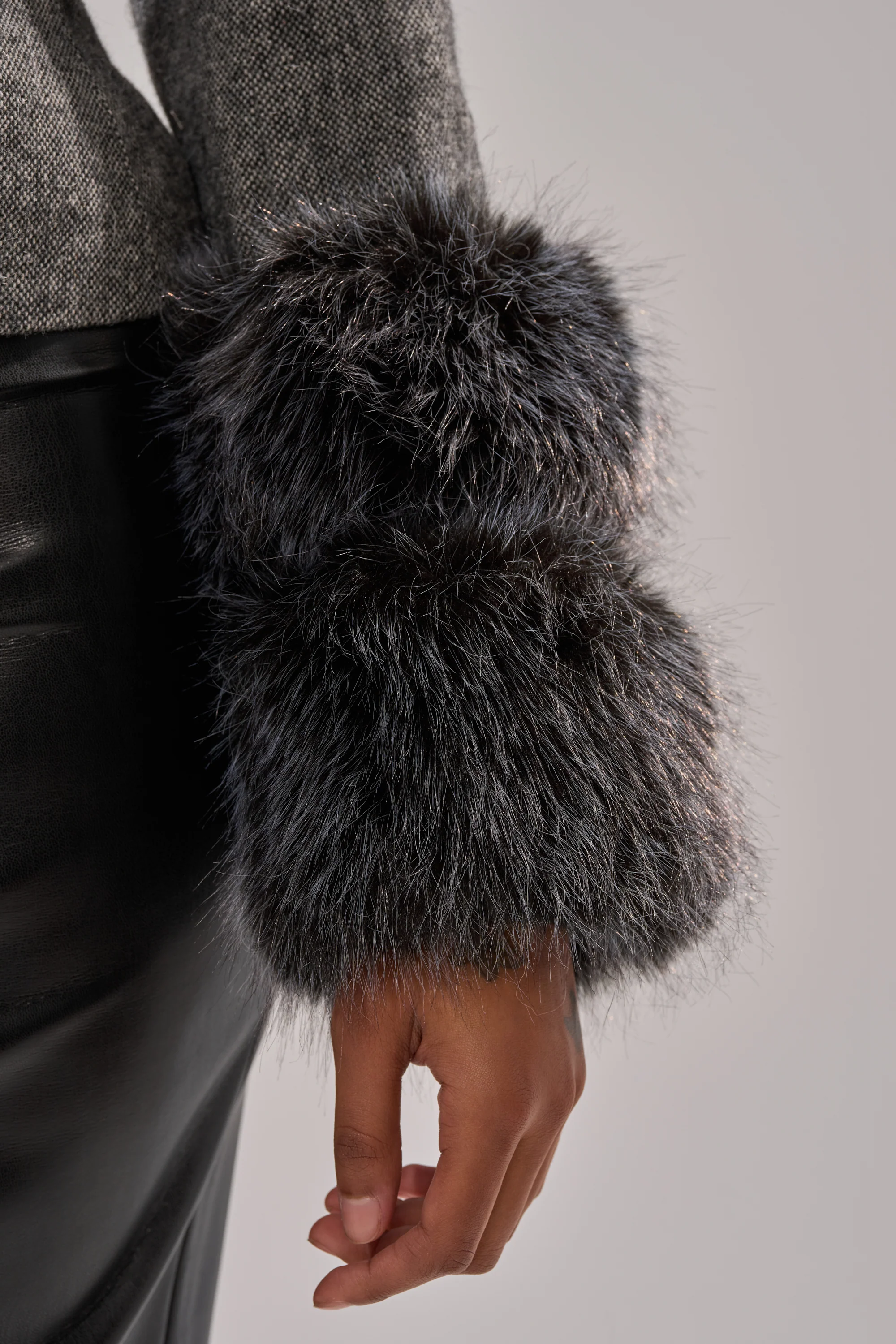 I SEE LONDON FUR TRIM BLAZER - Image 9