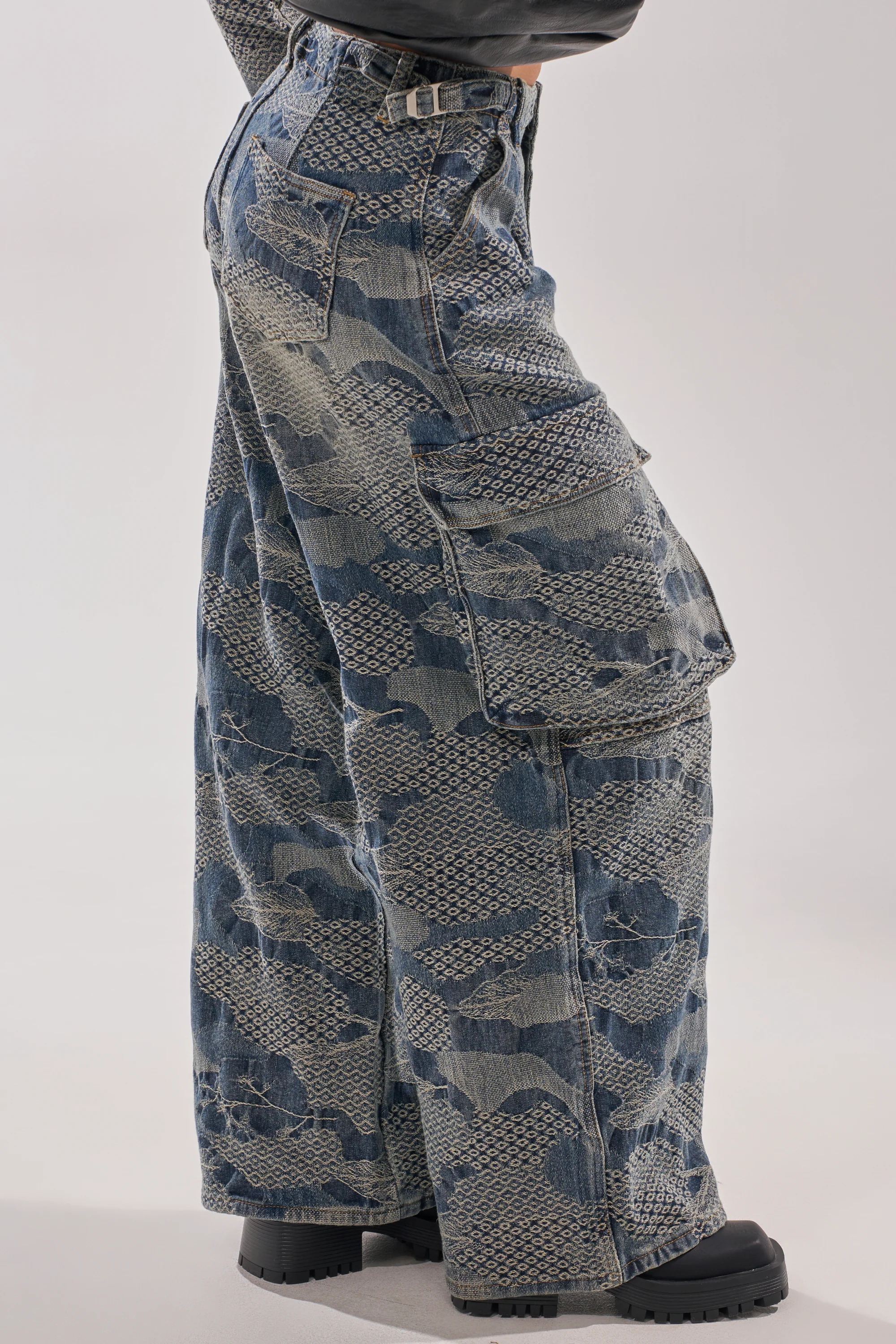I THINK YOU WANNA KNOW DENIM CARGO PANT - Image 7
