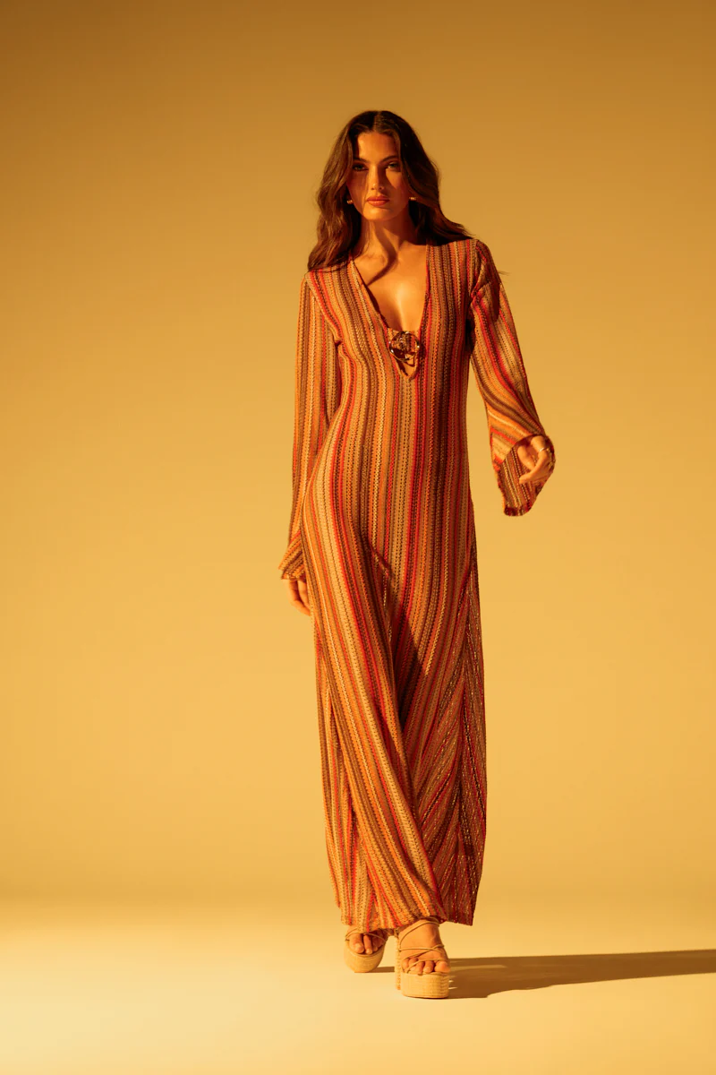 IBIZA DREAMIN CROCHET MAXI DRESS - Image 2