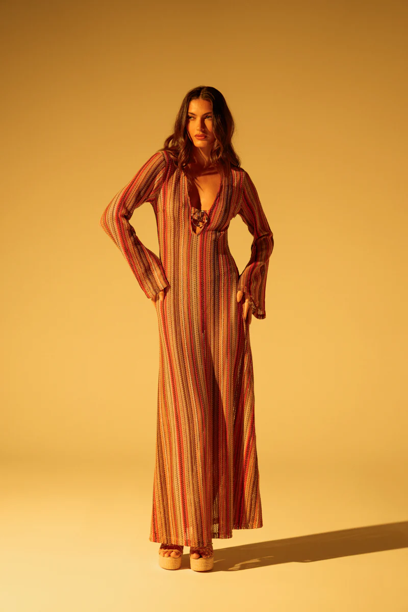 IBIZA DREAMIN CROCHET MAXI DRESS - Image 3