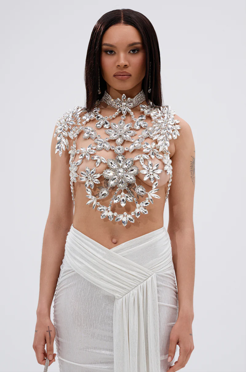 ICE QUEEN RHINESTONE TOP - Image 5