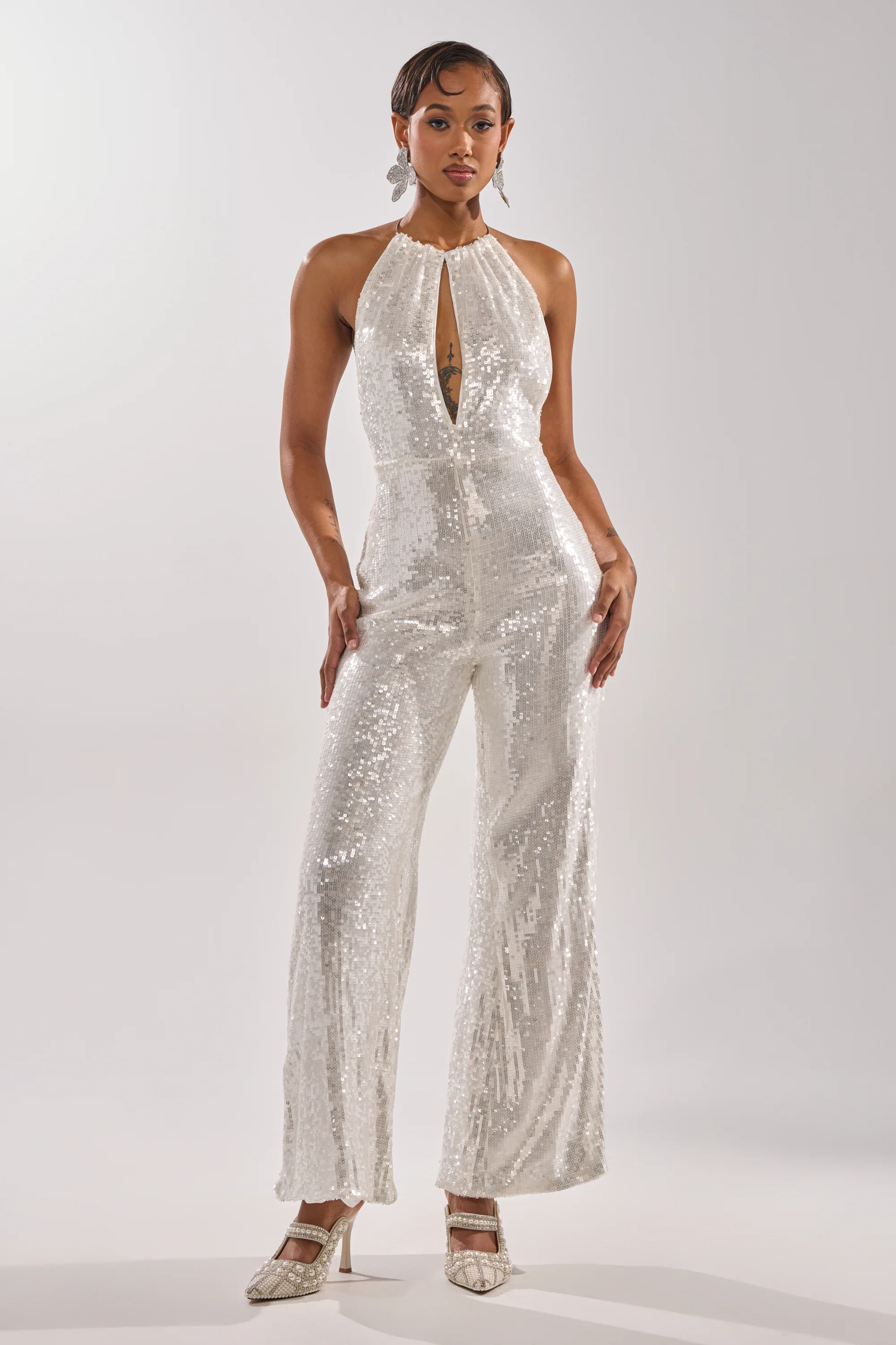 ICE QUEEN SEQUIN JUMPSUIT