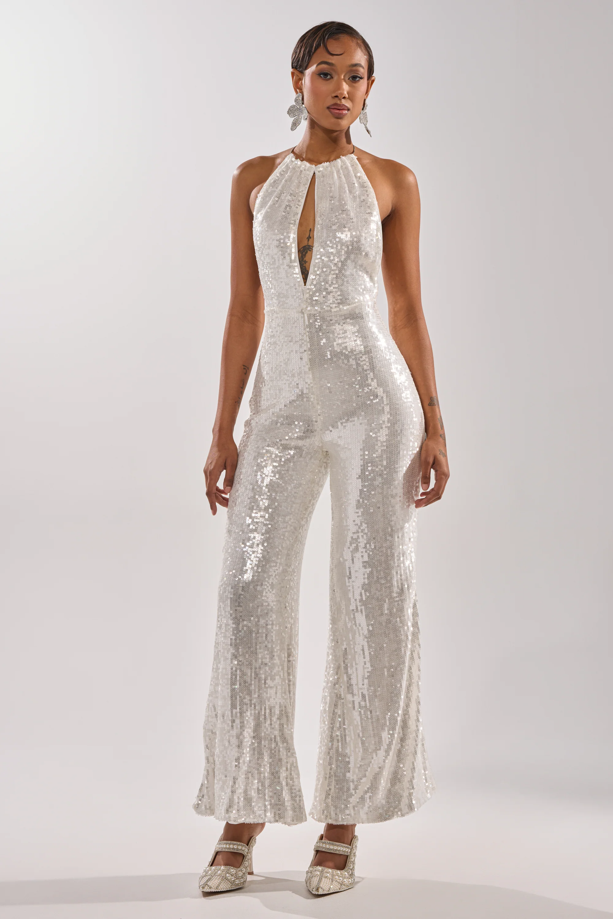 ICE QUEEN SEQUIN JUMPSUIT - Image 3