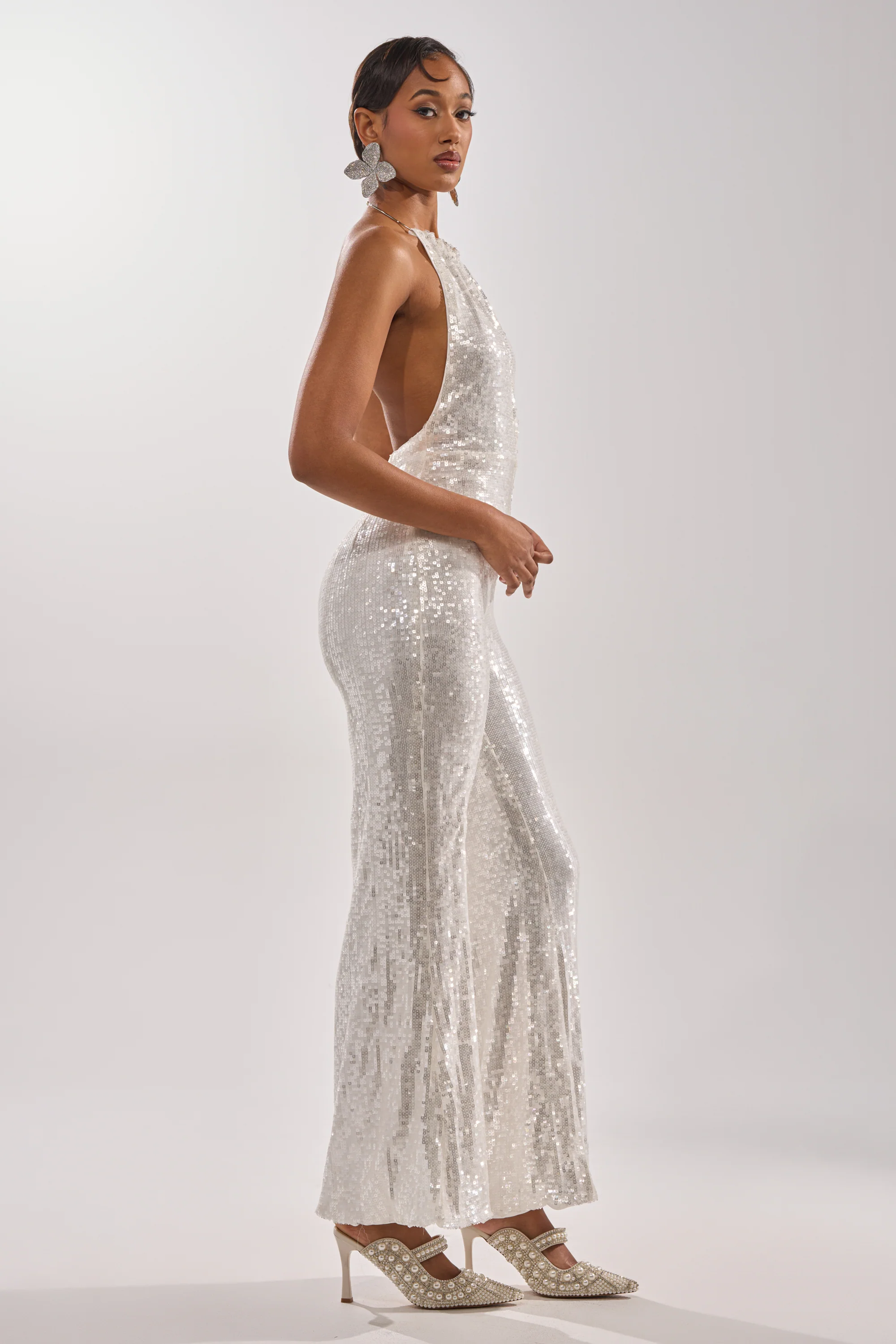 ICE QUEEN SEQUIN JUMPSUIT - Image 4