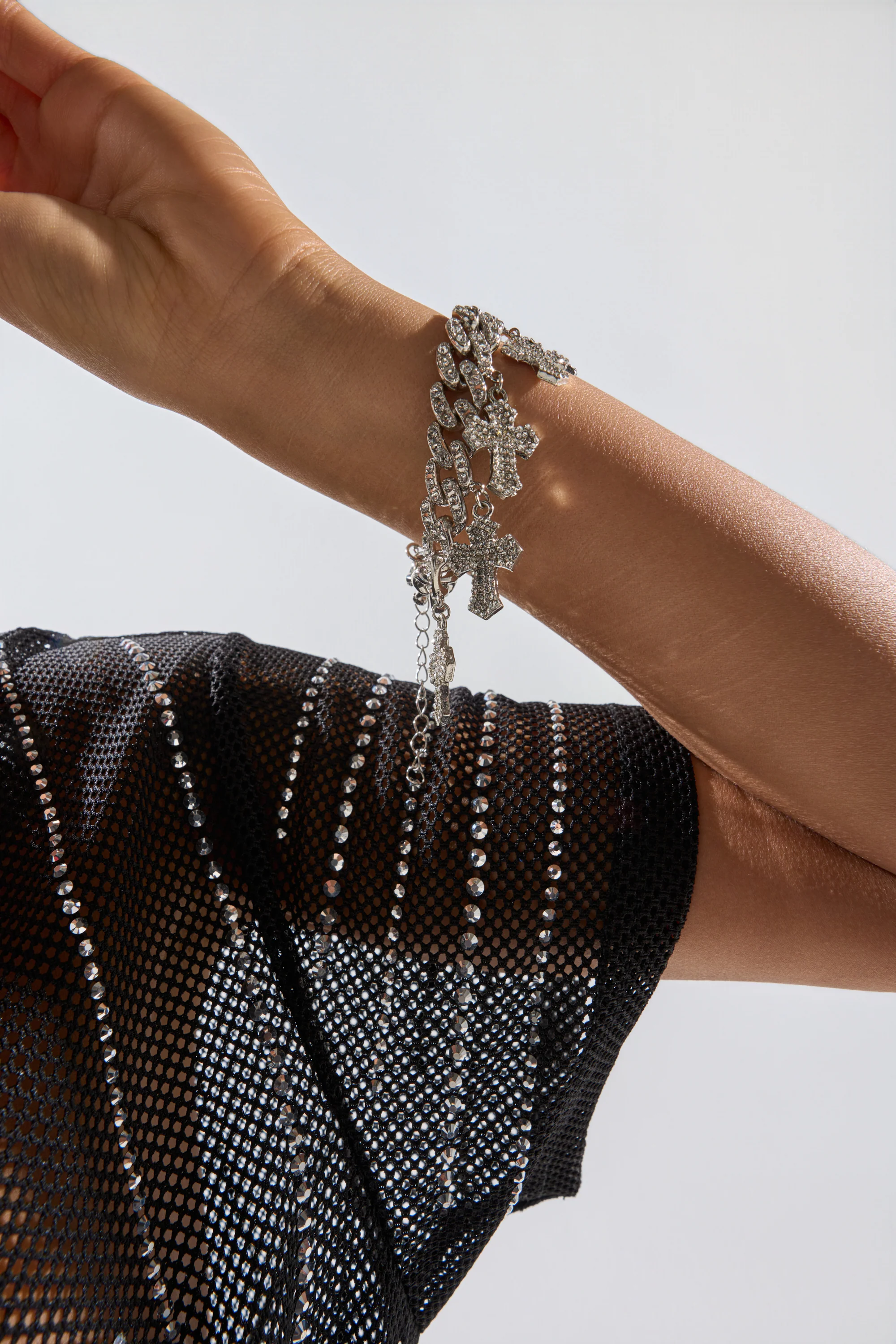 ICED OUT CHARM BRACELET - Image 2