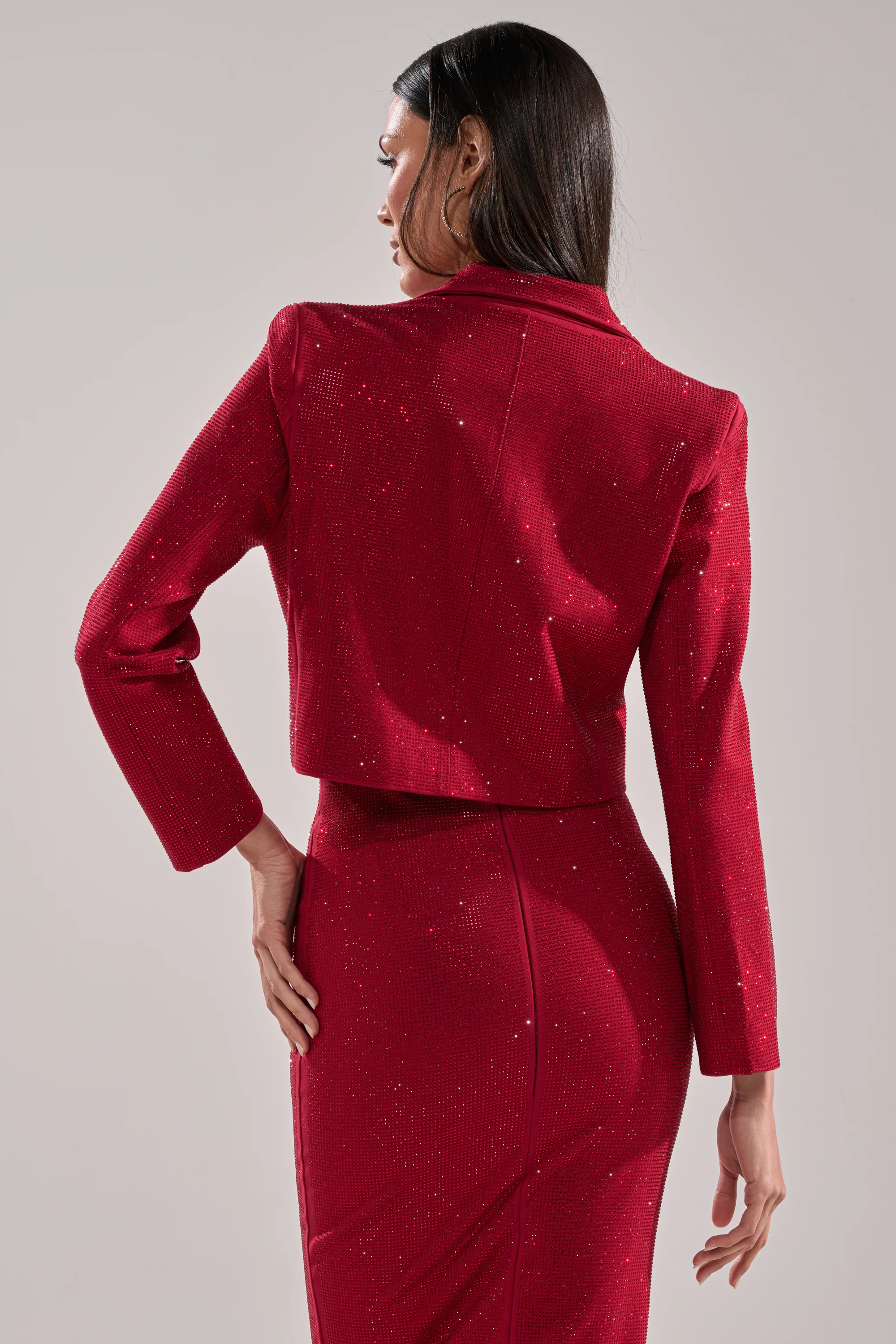 ICED OUT RHINESTONE BLAZER - Image 6