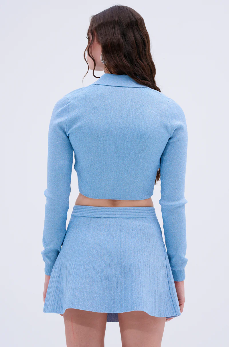 ICY BLUE SPARKLE CARDIGAN - Image 3