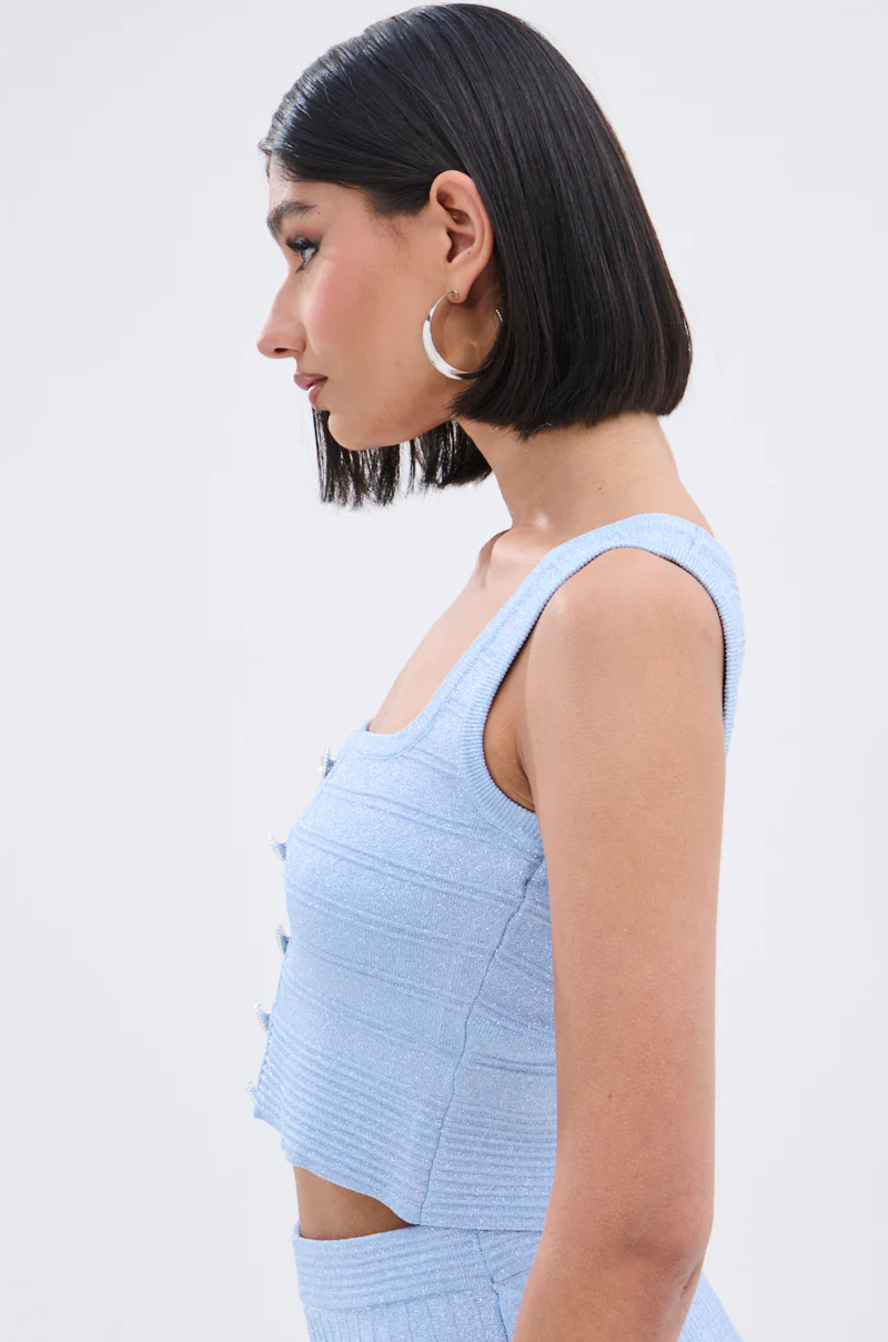 ICY BLUE SPARKLE TANK - Image 3