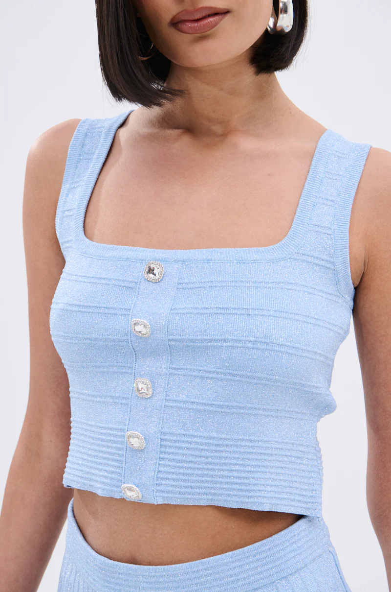 ICY BLUE SPARKLE TANK - Image 9