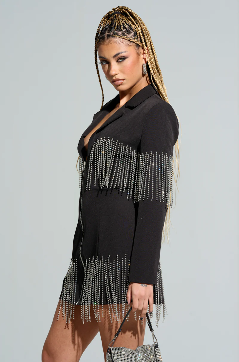 ICY BABY EMBELLISHED BLAZER DRESS - Image 2