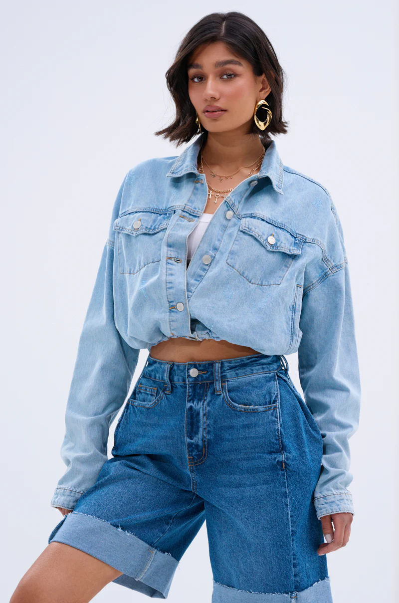 IGGY ADJUSTABLE DENIM JACKET - Image 3