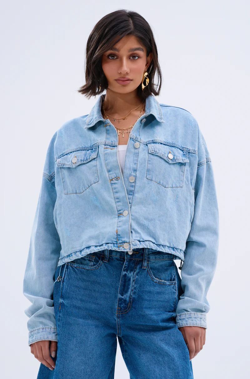 IGGY ADJUSTABLE DENIM JACKET - Image 5