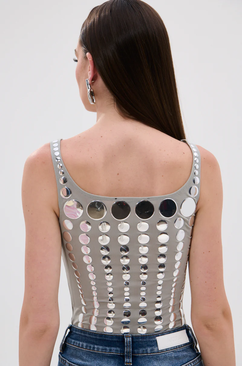 ILLUSION POLKA DOT BODYSUIT - Image 4