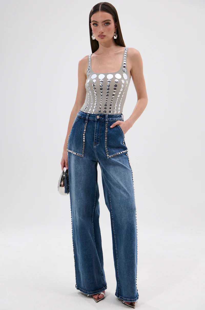 ILLUSION POLKA DOT BODYSUIT - Image 5