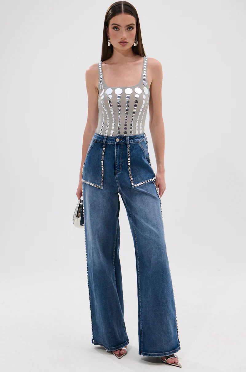 ILLUSION POLKA DOT BODYSUIT - Image 6