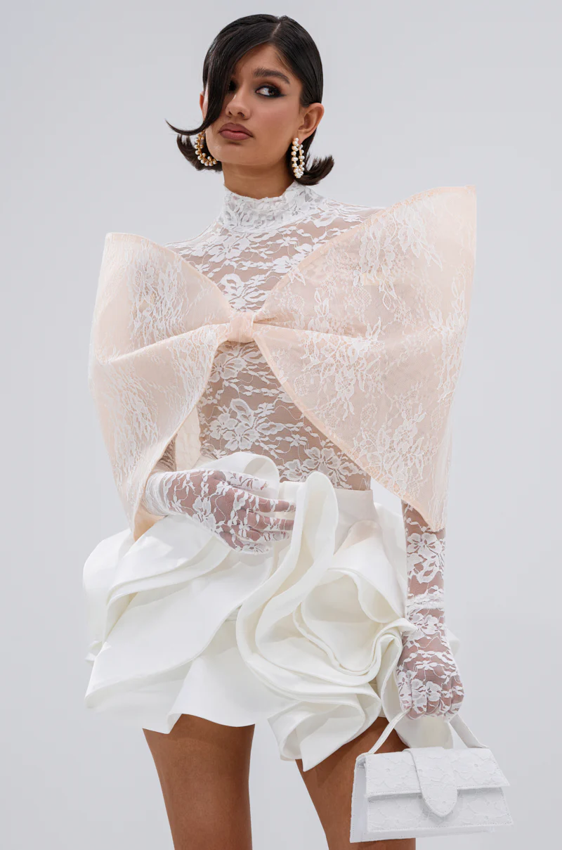 I'M A STAR LACE BOW TOP - Image 5