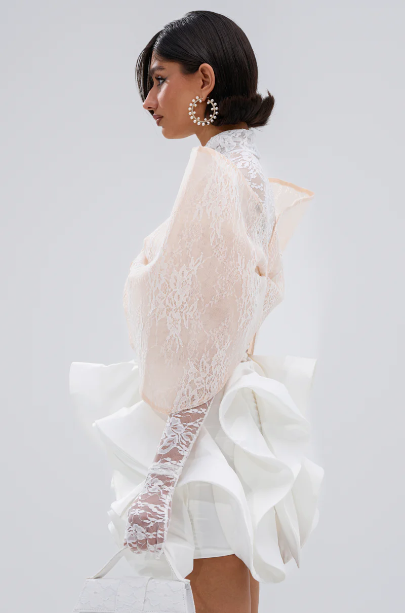 I'M A STAR LACE BOW TOP - Image 6