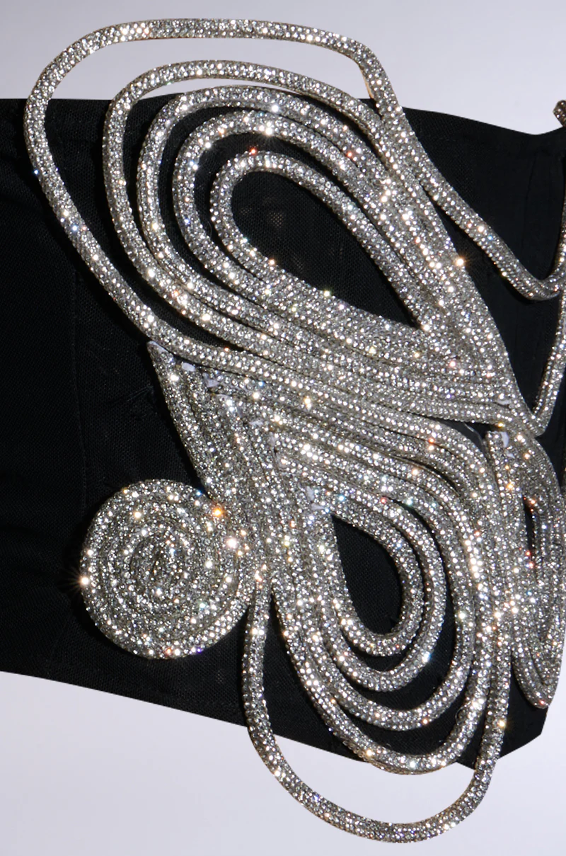 IM A WONDER RHINESTONE STRETCH BELT - Image 5