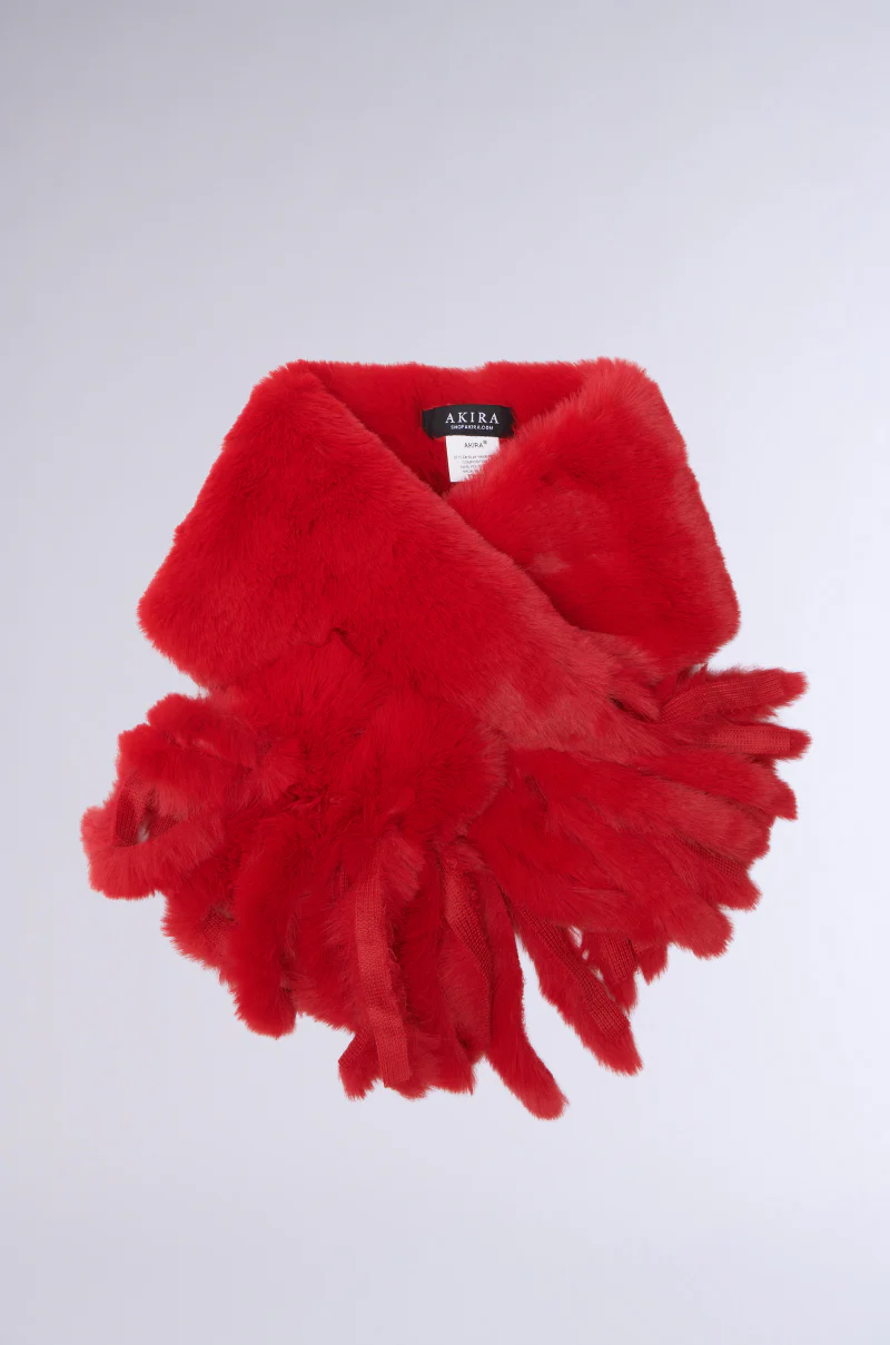 IM EXTRA FAUX FUR SCARF - Image 2