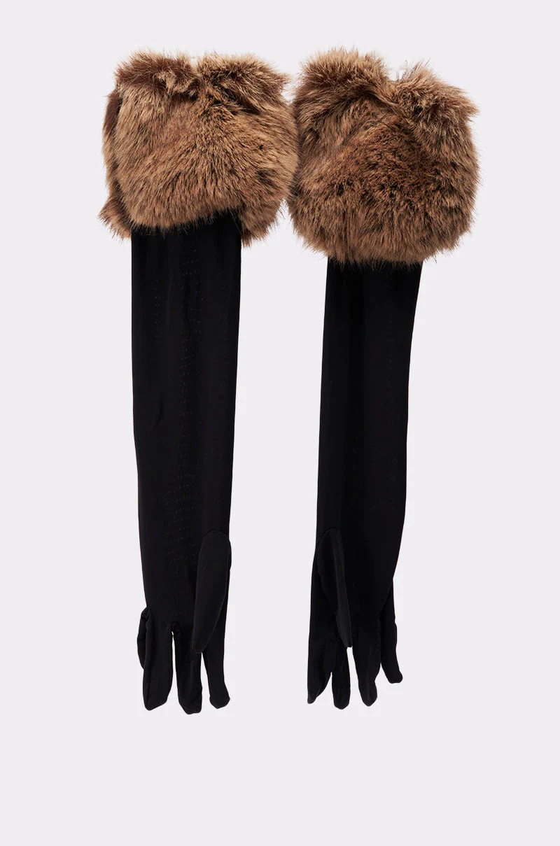 SO CHIC BLACK GLOVES - Image 3