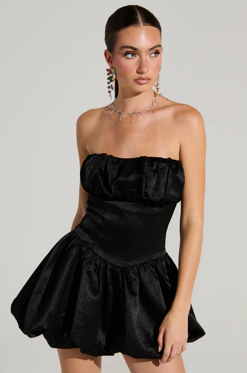 IM JUST A GIRL SATIN MINI DRESS - Image 2