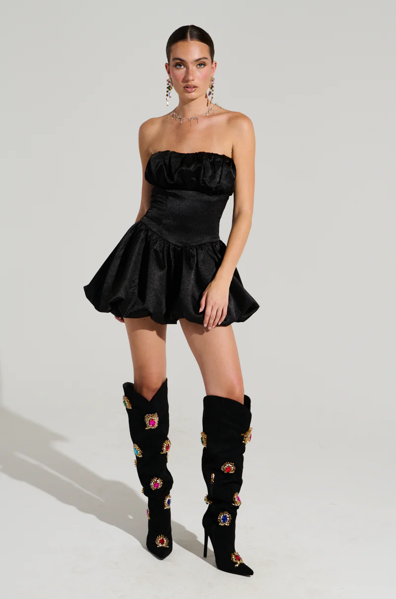 IM JUST A GIRL SATIN MINI DRESS - Image 6
