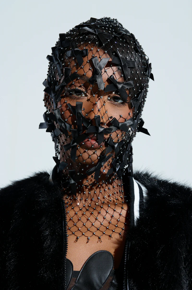 IM JUST A GURL BOW BALACLAVA - Image 2