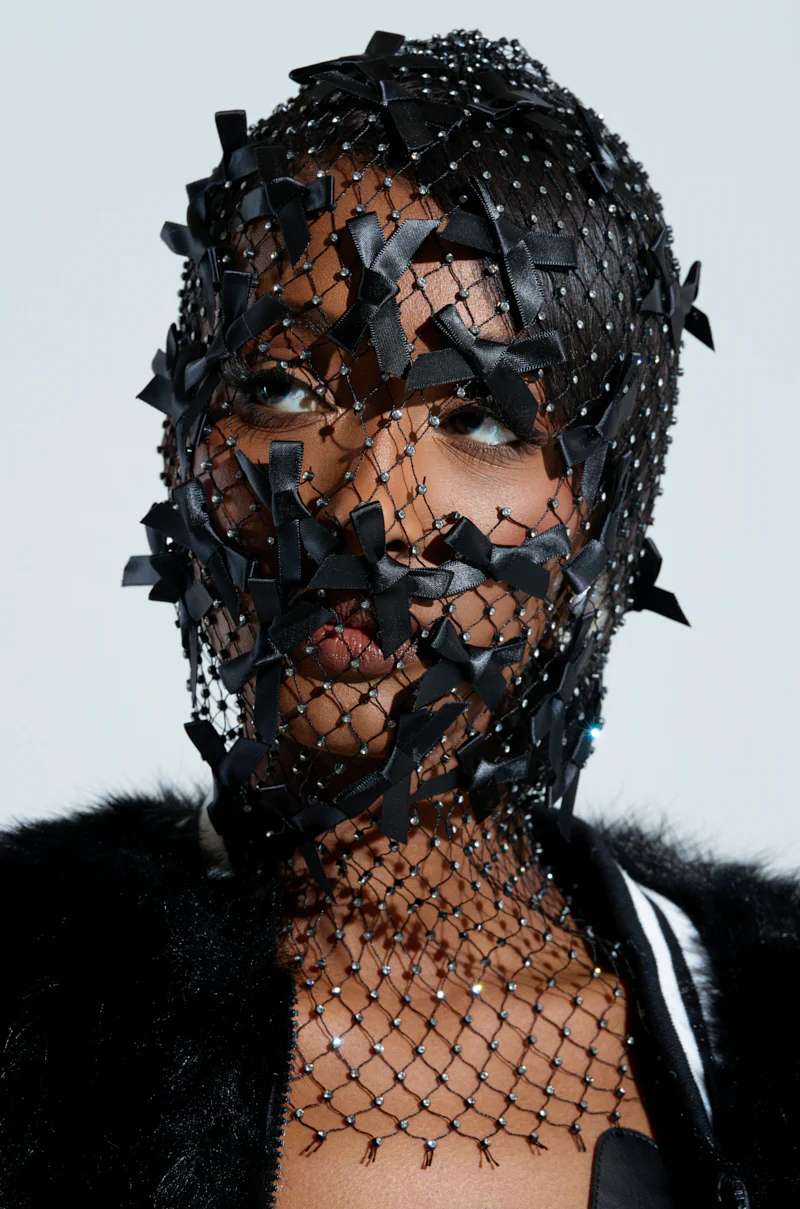 IM JUST A GURL BOW BALACLAVA - Image 3