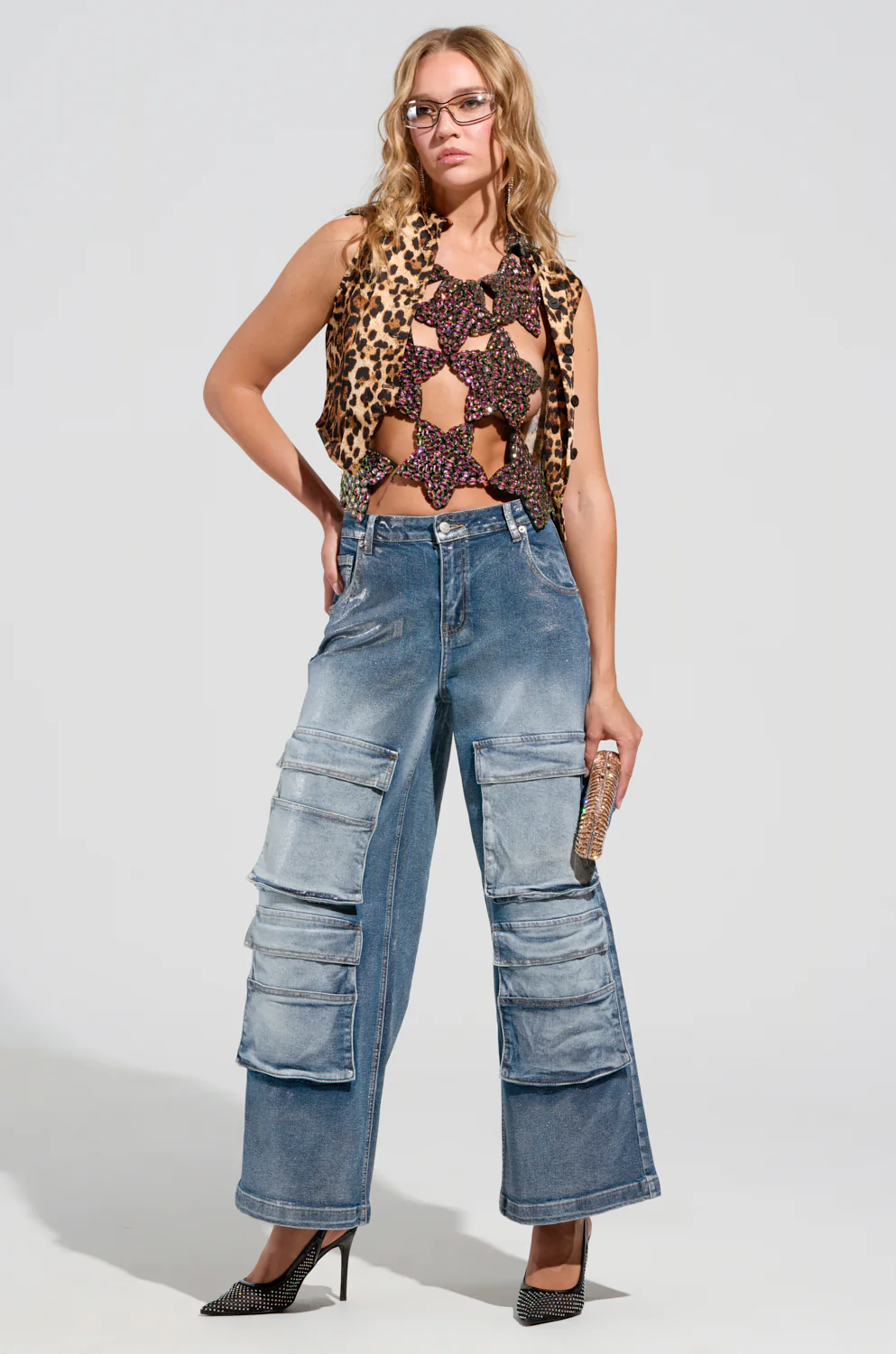 I'M THE STAR CUT OUT EMBELLISHED TOP - Image 7