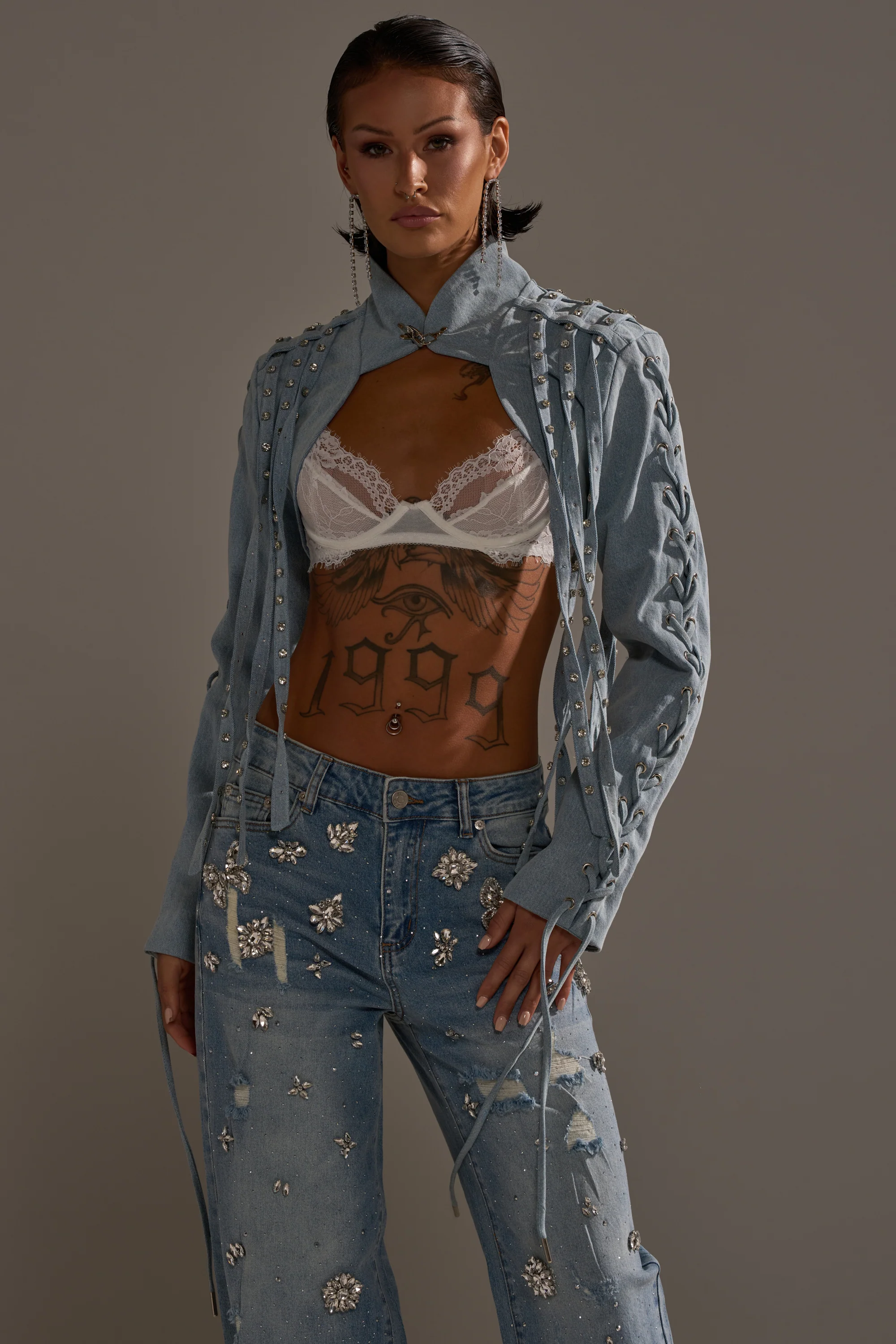 IMPULSIVE DENIM BOLERO - Image 3