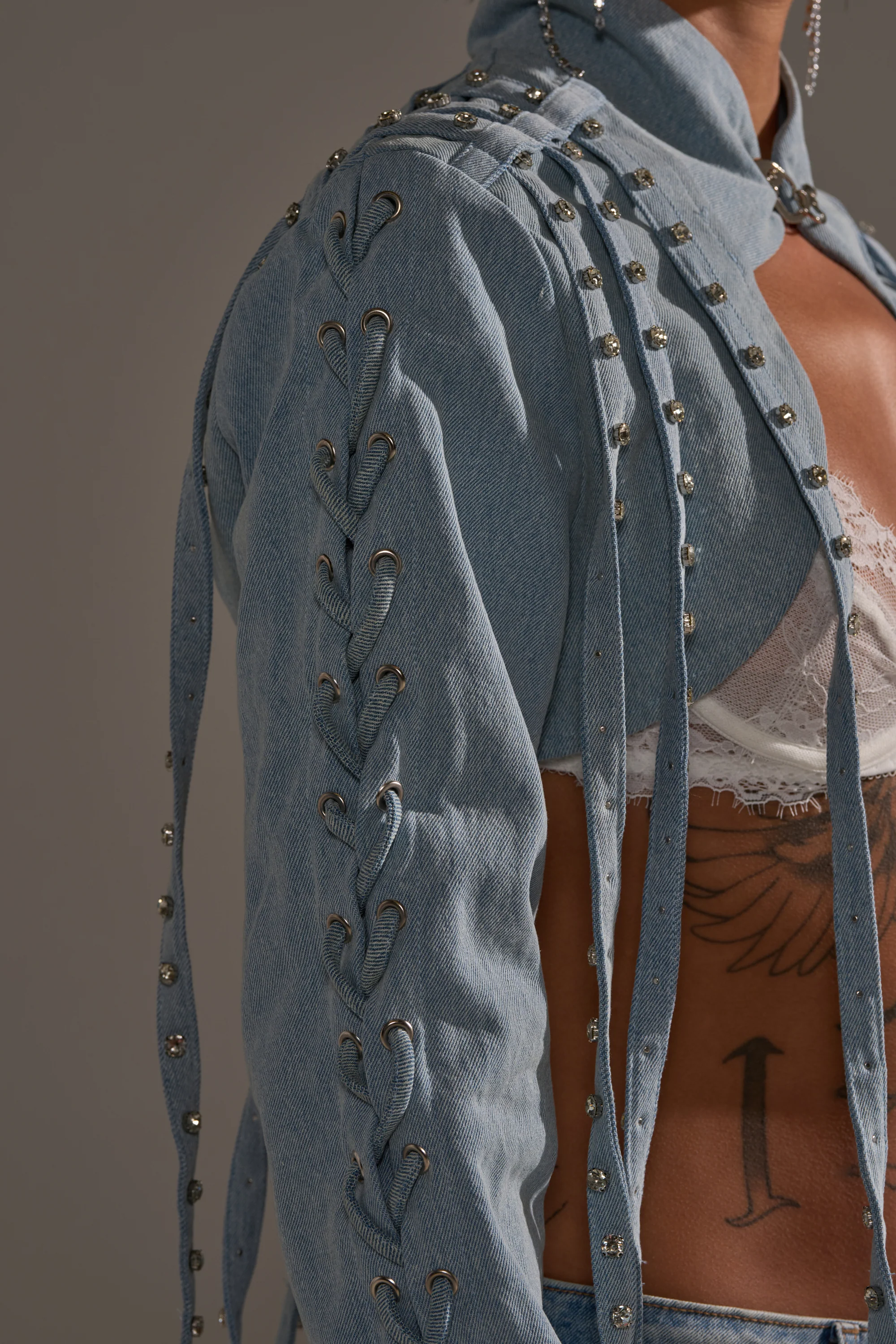 IMPULSIVE DENIM BOLERO - Image 9