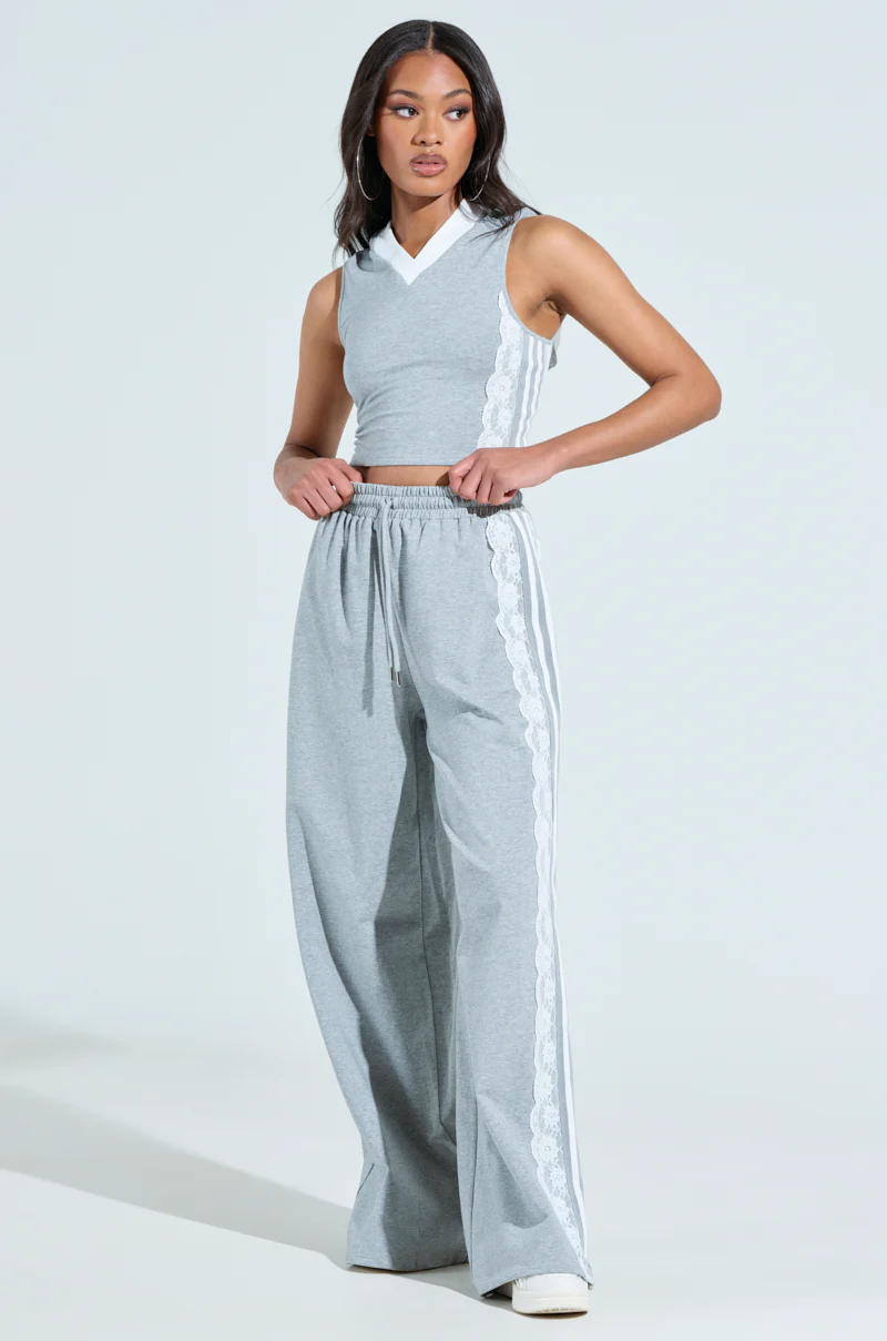 IN A LEAGUE OF MY OWN WIDE LEG JOGGER - Image 5