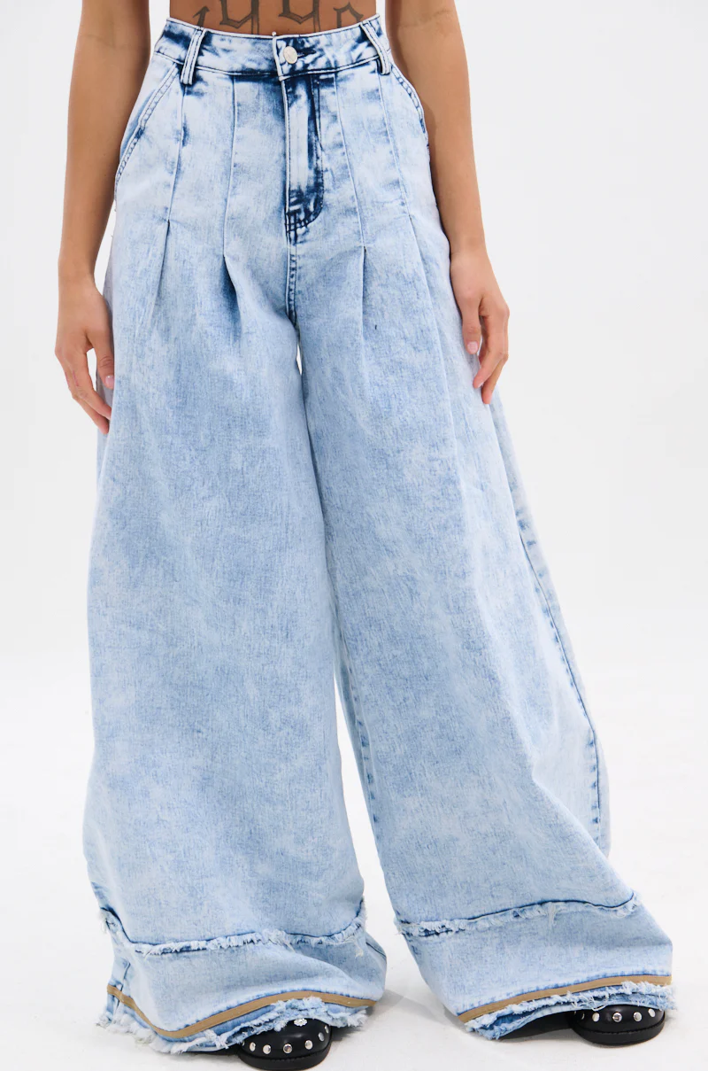 IN CHARGE WIDE LEG DENIM PANT - Image 3
