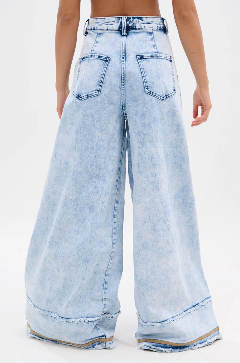 IN CHARGE WIDE LEG DENIM PANT - Image 5