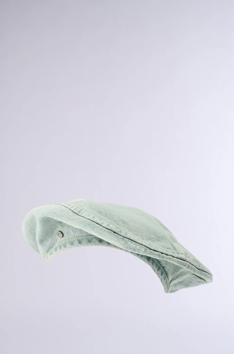 IN MY POCKET DENIM BERET - Image 4
