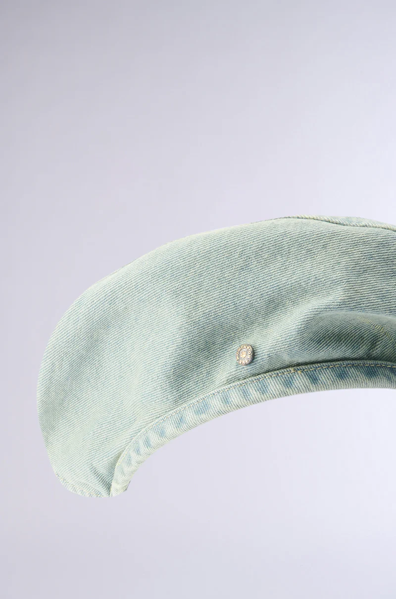 IN MY POCKET DENIM BERET - Image 5