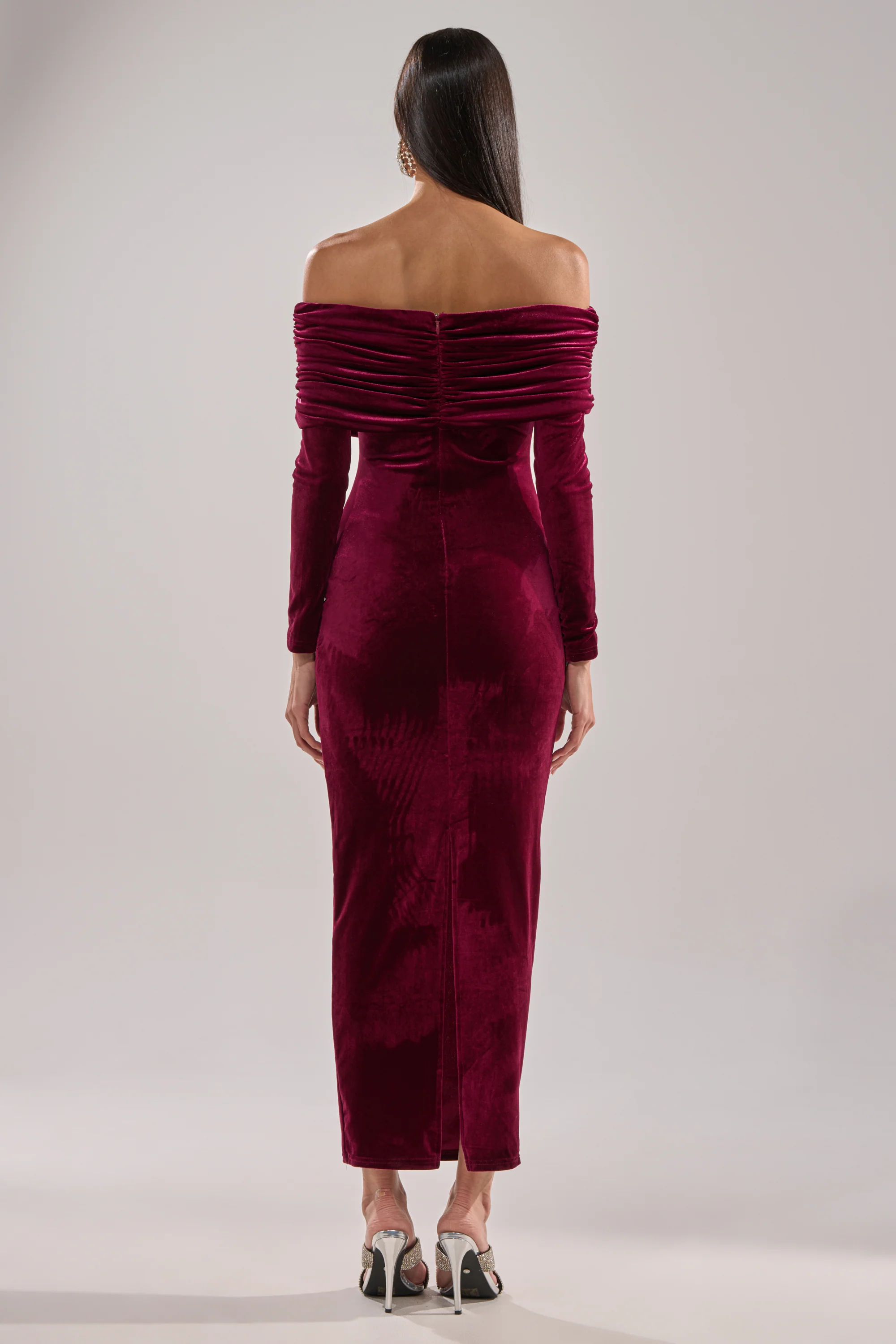 IN THE AIR VELVET MAXI DRESS - Image 5
