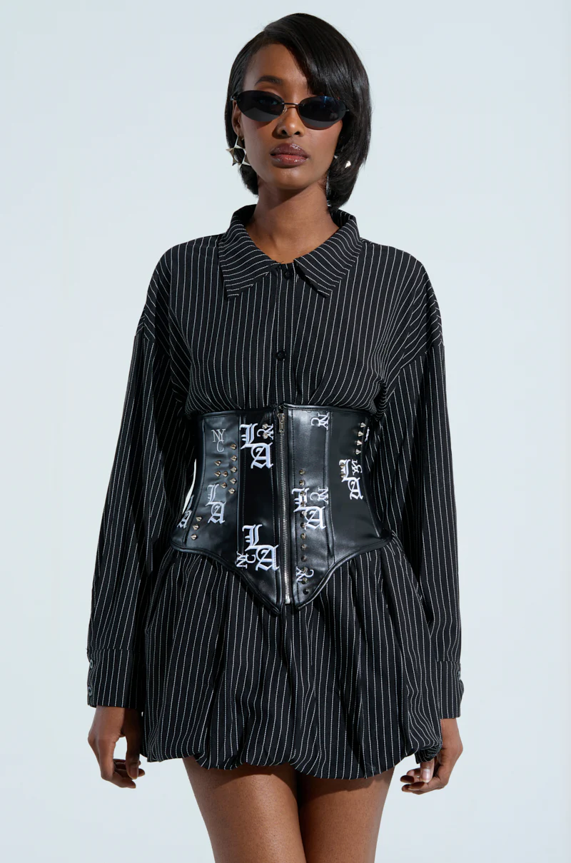 IN THE CITY EMBROIDERED UNDERBUST BELT - Image 3
