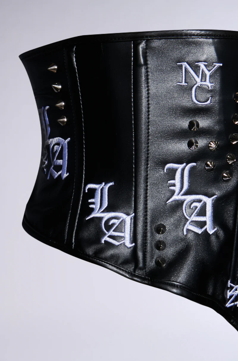 IN THE CITY EMBROIDERED UNDERBUST BELT - Image 5