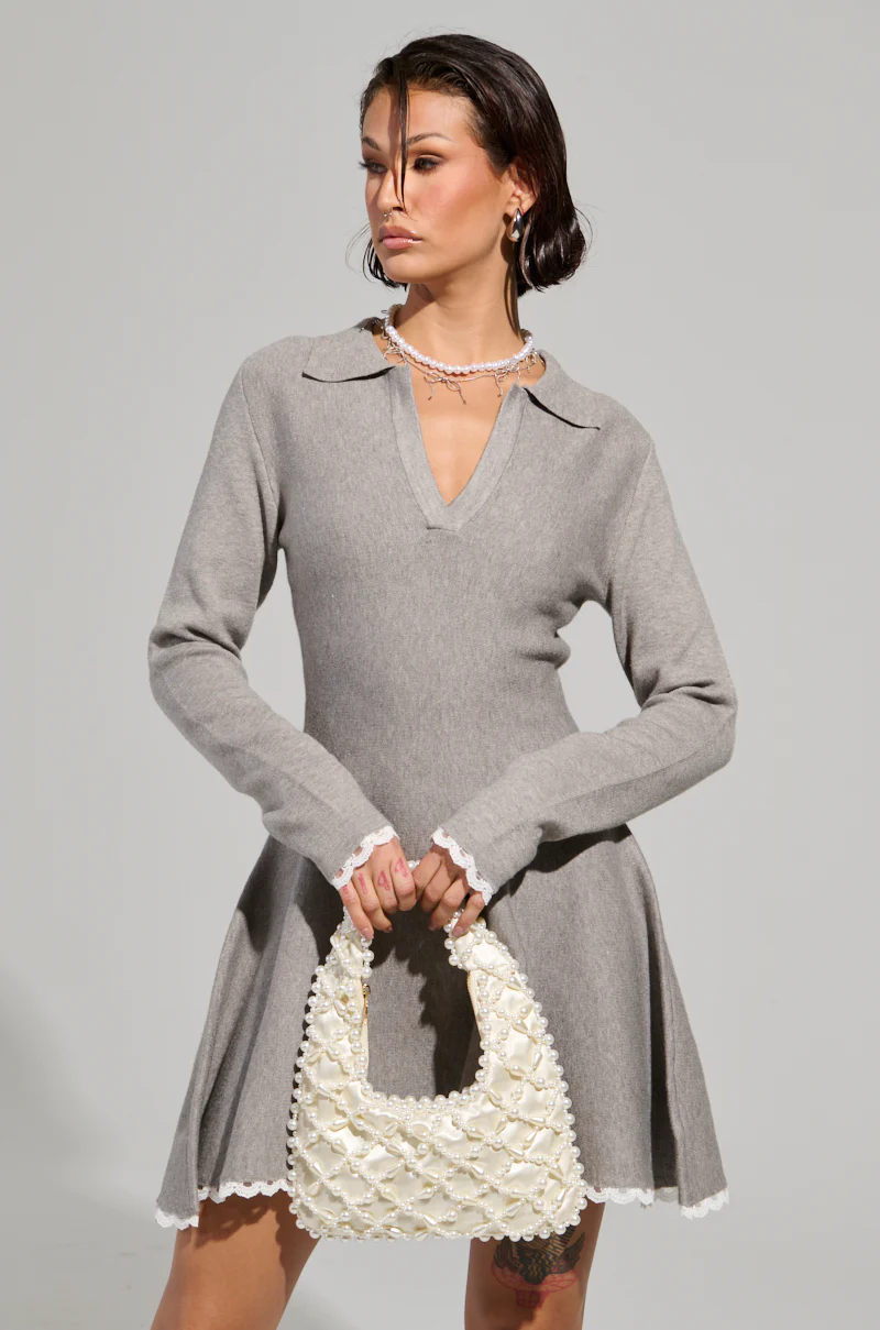 IN THE DETAILS KNIT MINI DRESS - Image 2