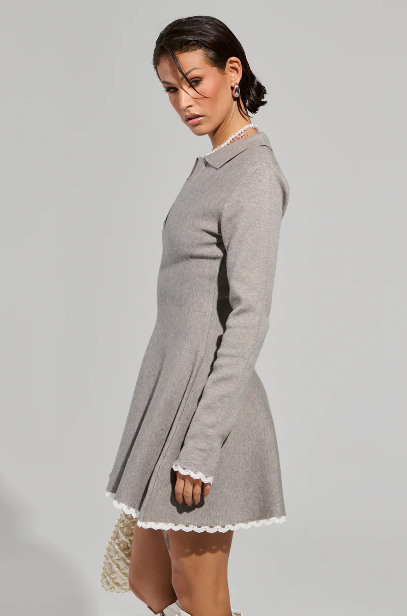 IN THE DETAILS KNIT MINI DRESS - Image 5